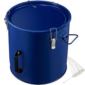VEVOR Fryer Grease Bucket 8 Gal Oil Disposal Caddy Steel Fryer Oil Bucket w/Rust-proof Coating 30.3L Oil Transport Container w/Lid & Lock Clips O